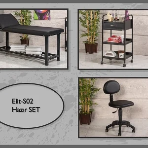 hazır setler | elit s02 | sedye, cihaz sehpası, sandalye
