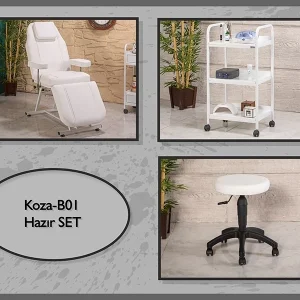 hazır setler | koza b01 | hareketli koltuk, cihaz sehpası, tabure