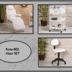 hazır setler | koza b02 | hareketli koltuk, cihaz sehpası, sandalye